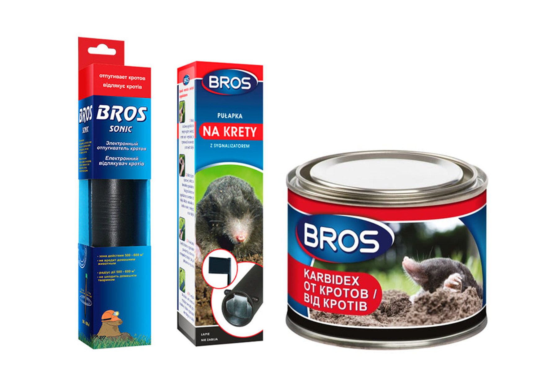 Средства от кротов Bros Средства от кротов Bros